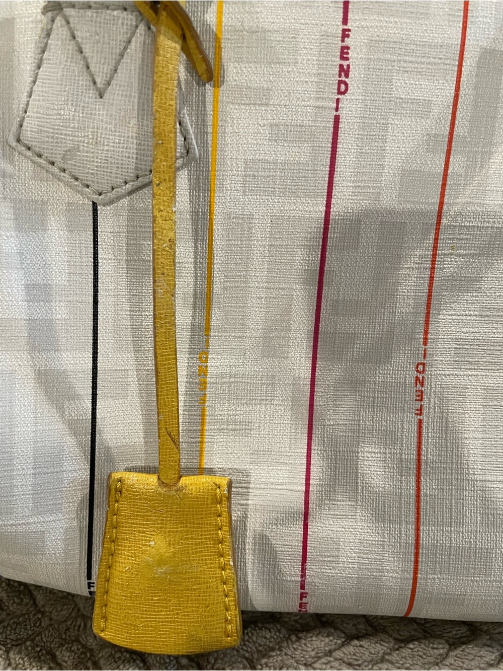 Fendi Zucca Spalmati or Forever Bauletto Boston bag - Picture 14 of 16